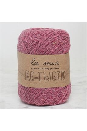 La Mia Re-tweed Gül Kurusu Melanj El Örgü Ipi - L140 Image 0