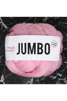 La Mia Jumbo Pembe Dev Yün El Örgü Ipi - J14 Image 0