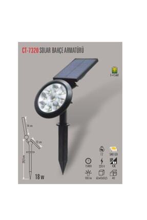 Ct-7320 18w Solar Bahçe Armatürü G.ışığı Image 0
