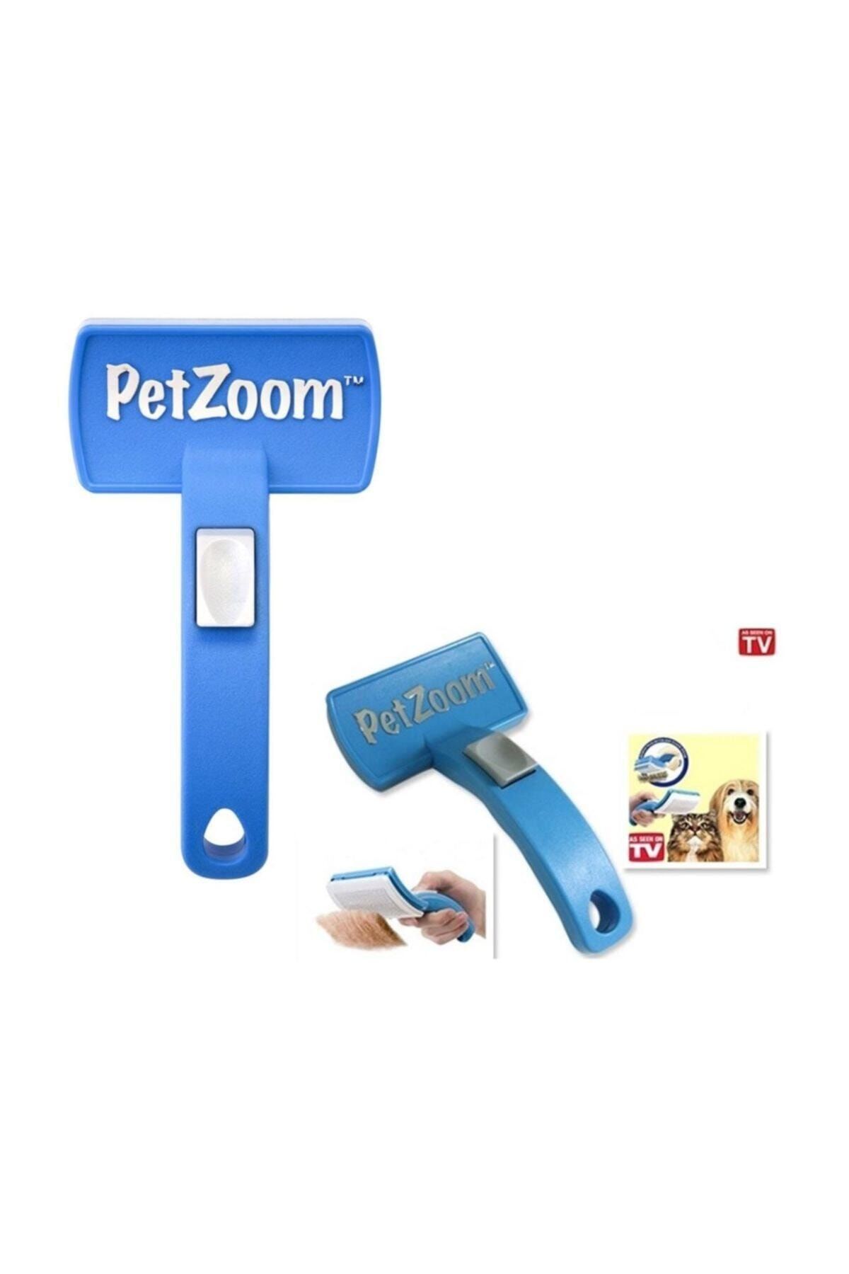 Pet Zoom Petzoom Basmalı Kedi Köpek Tarağı Cep Boy