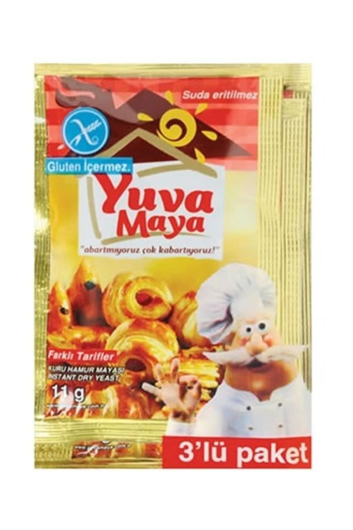 YUVA Instant Kuru Ekmek Mayası 3x11 Gr