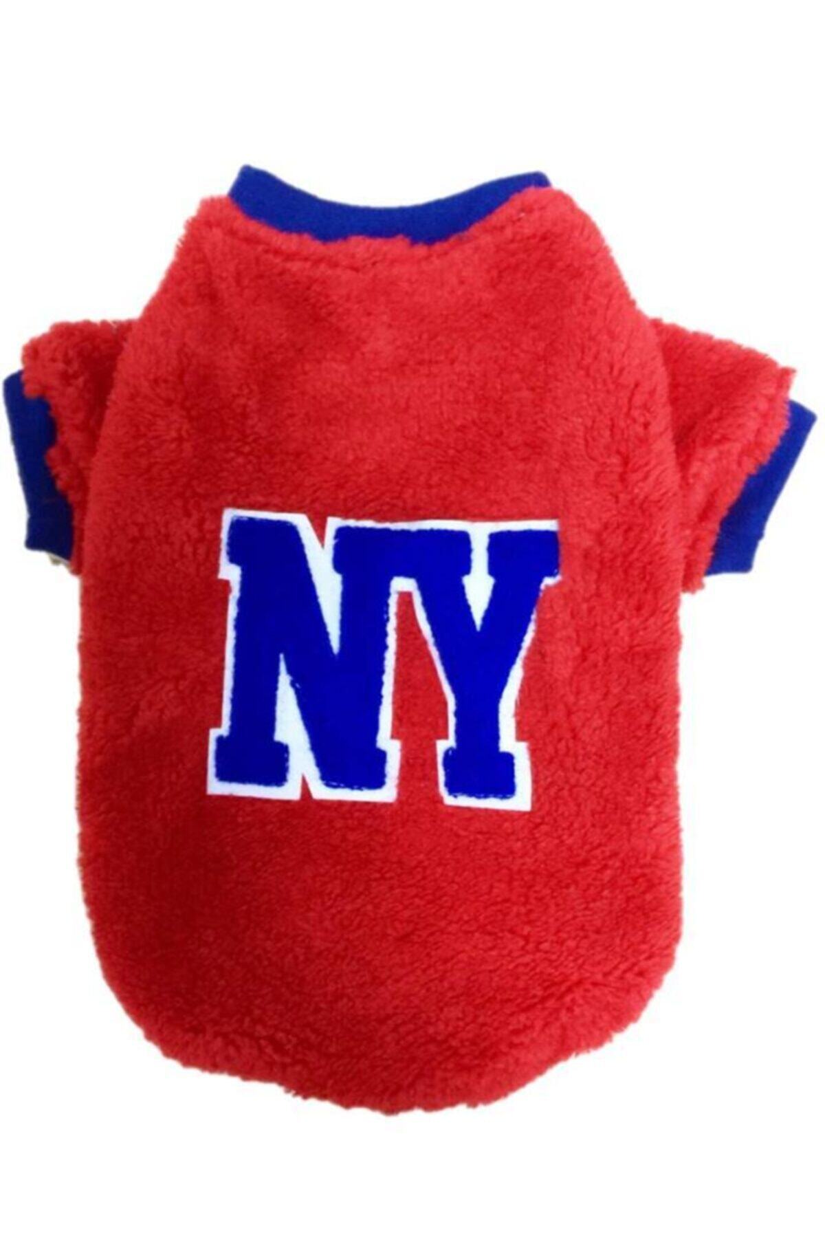 Patizade Ny Kırmızı Peluş Kedi Köpek Sweat