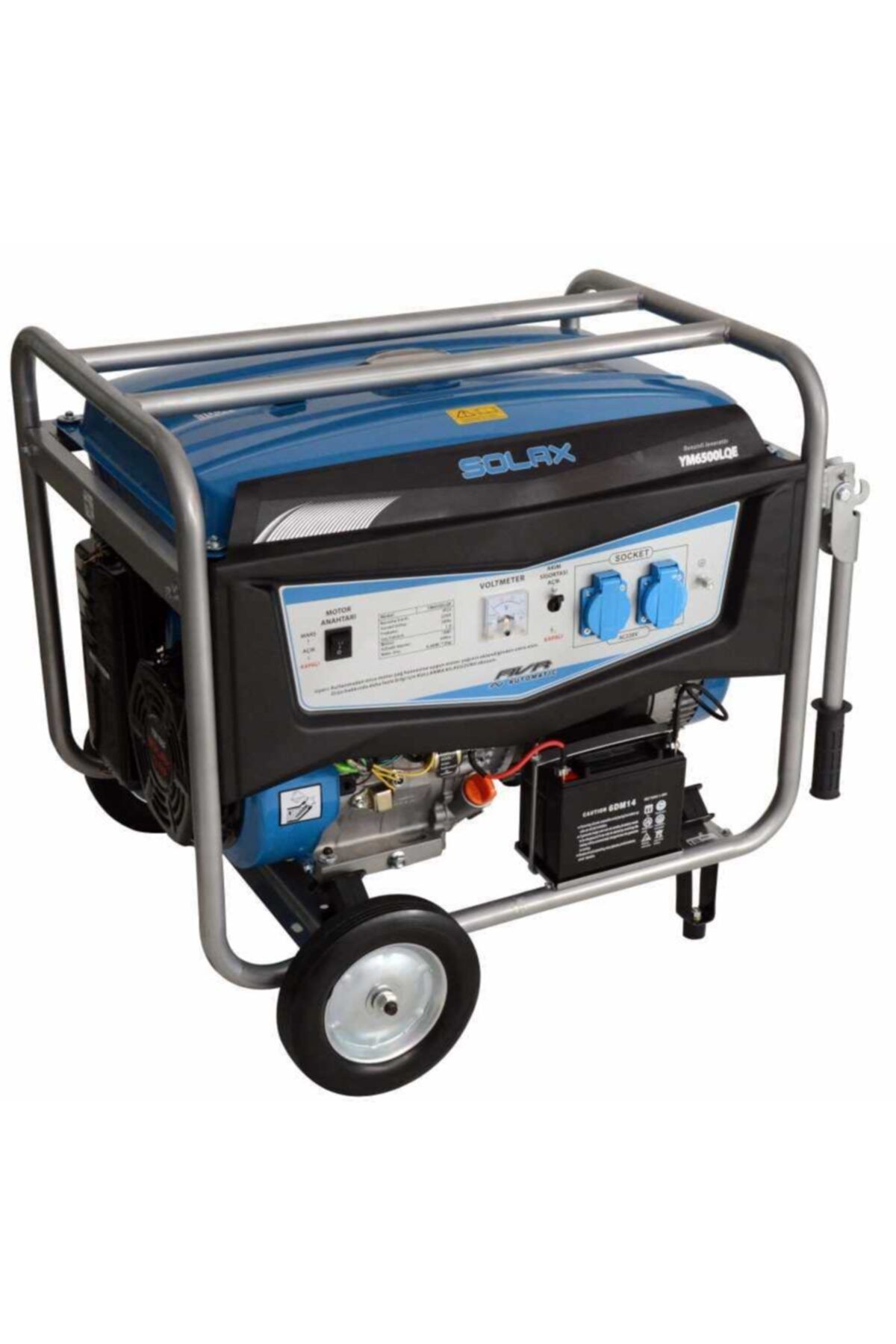 Solax Ym6500lqe Monofaze,benzinli Jeneratör(Akü Hariç)