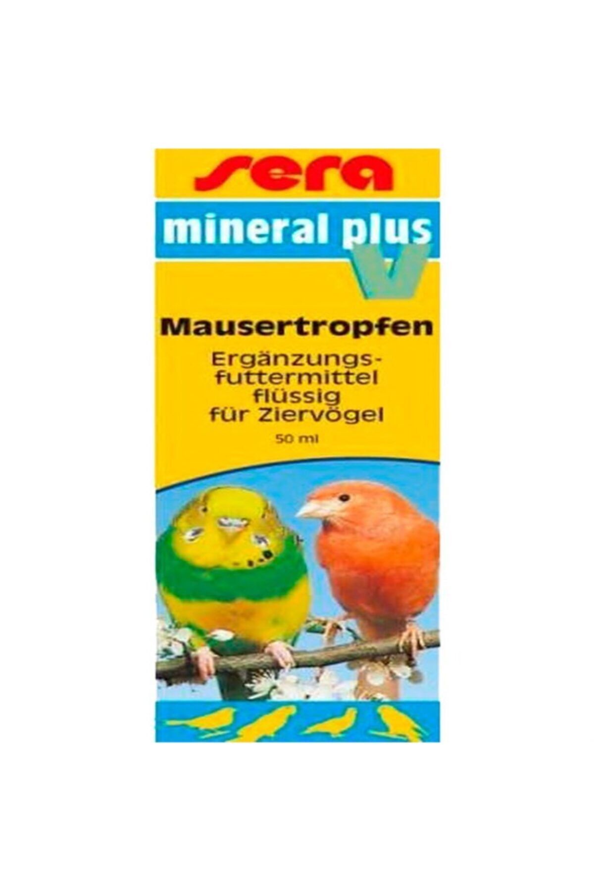 SERA Mineral Plus V Kuş Vitamini 50 Ml