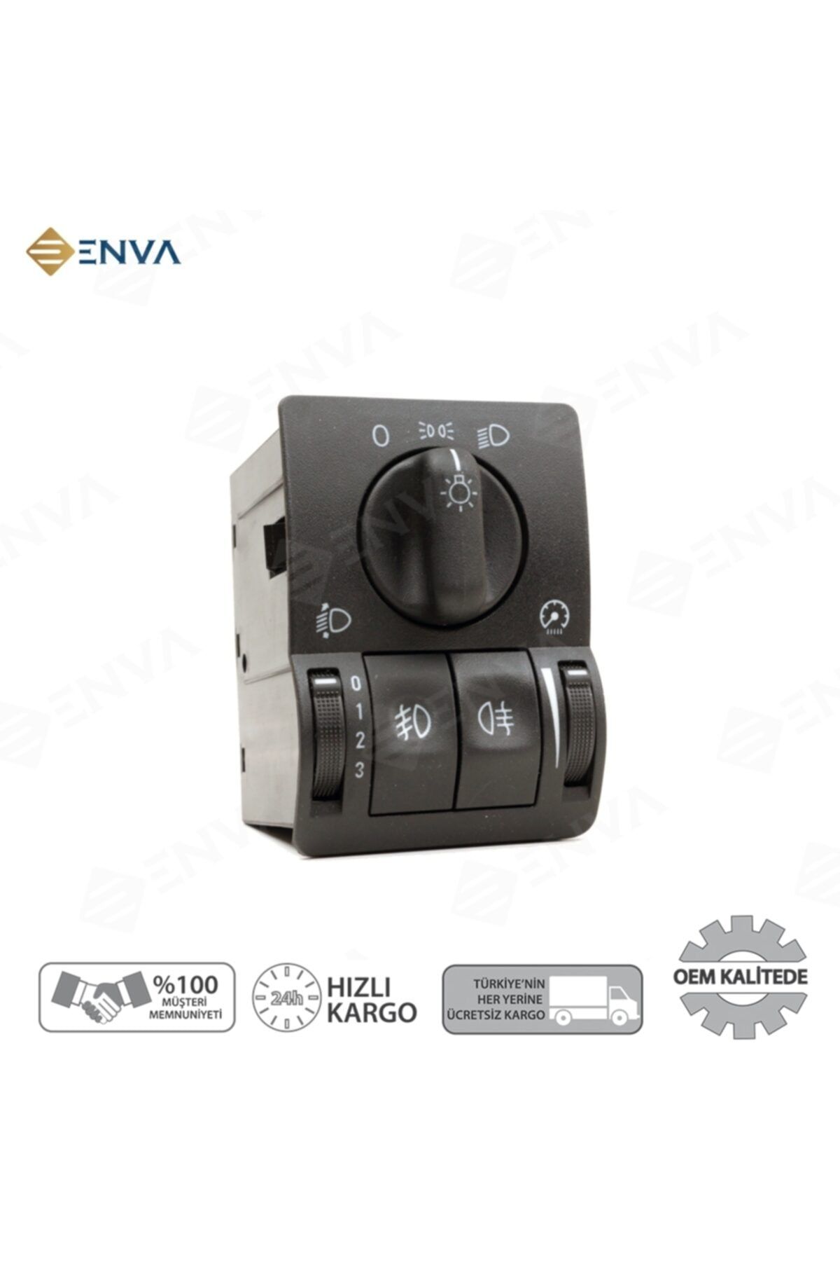 Enva Otomotiv Opel Astra G Kasa Far Açma Anahtarı Düğmesi 1998-2008