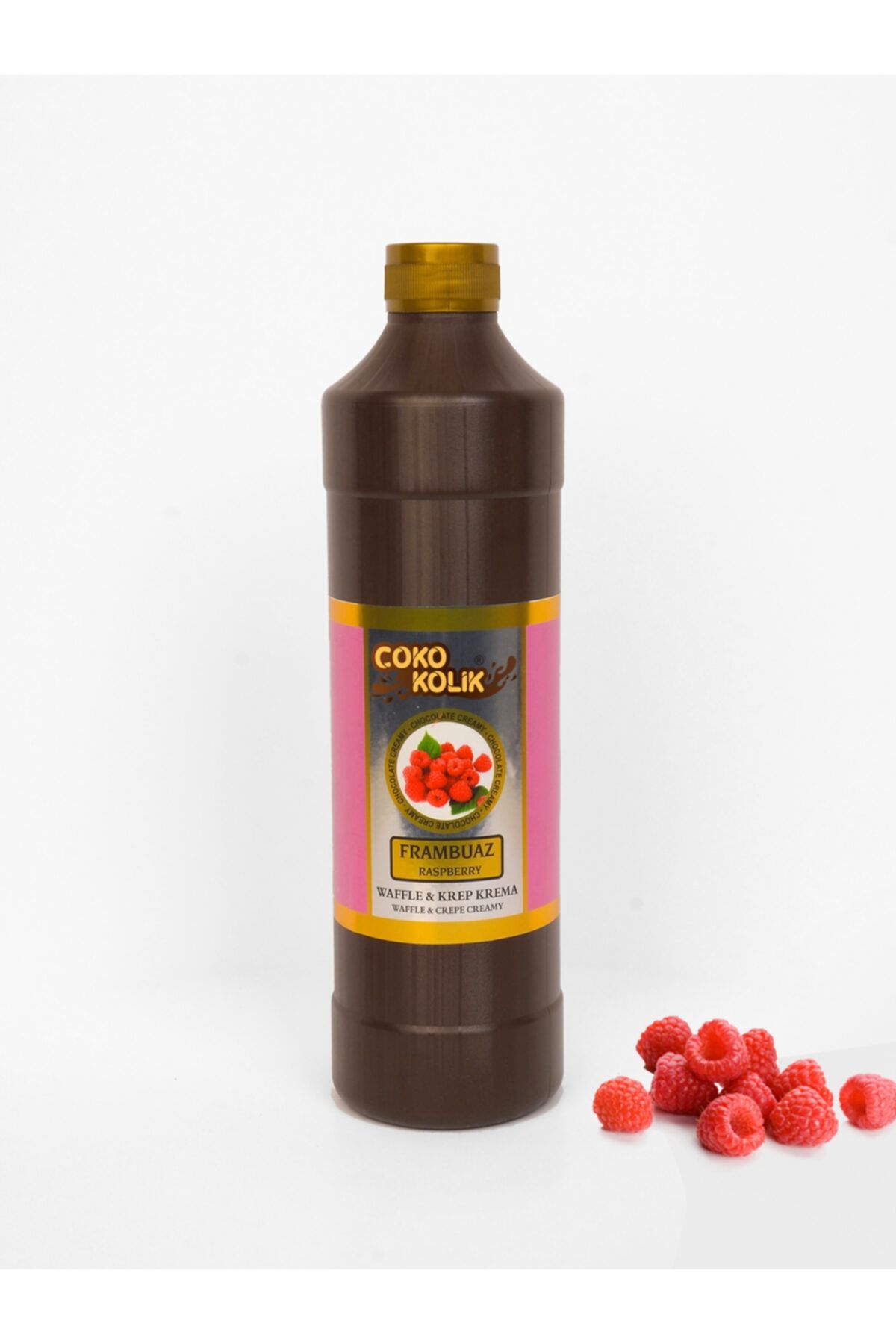 Çokokolik Frambuaz Waffle-dondurma-krep-pankek Sos 1000gr