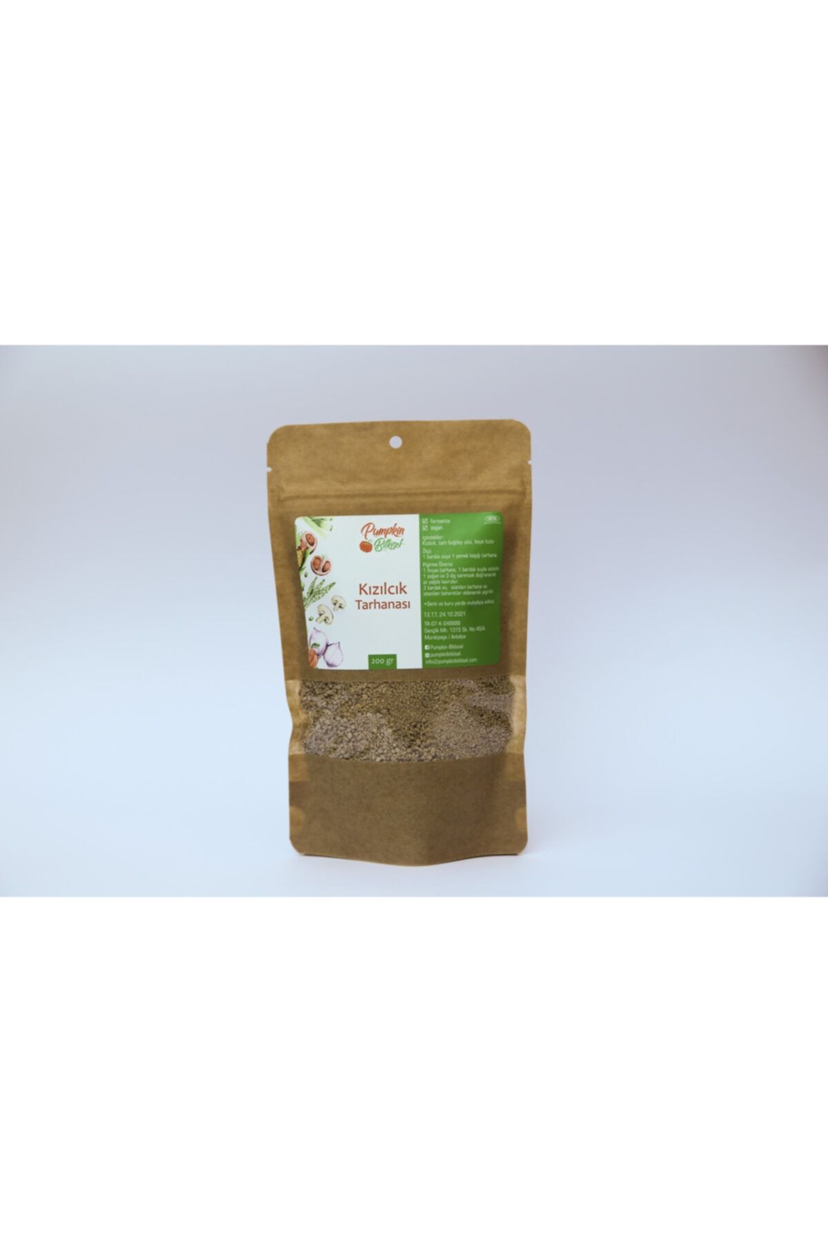 Pumpkin Bitkisel Kızılcık Tarhanası Vegan 200 gr