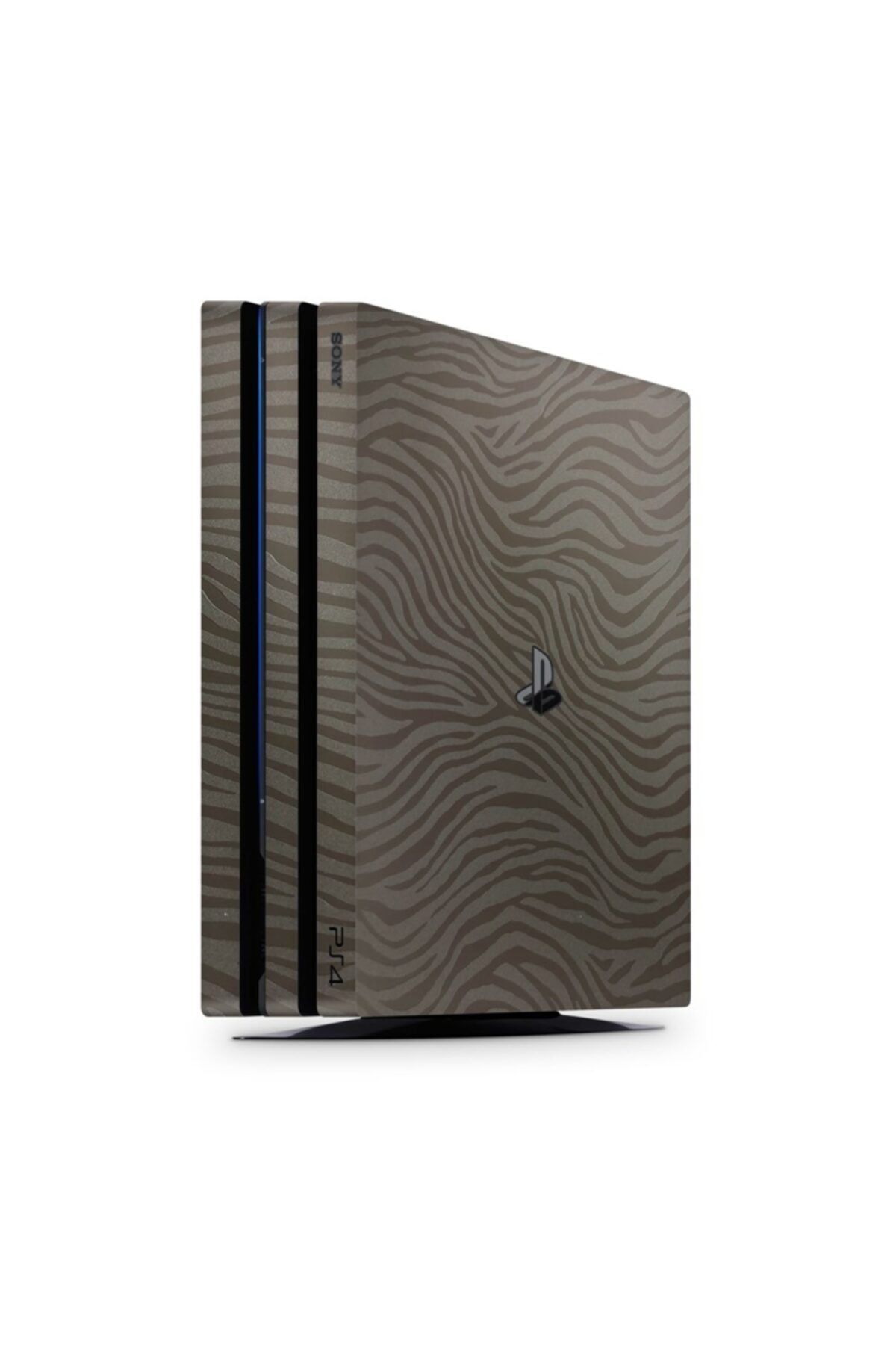 Bampacs Ps4 Pro Uyumlu Kahverengi Zebra Kaplama