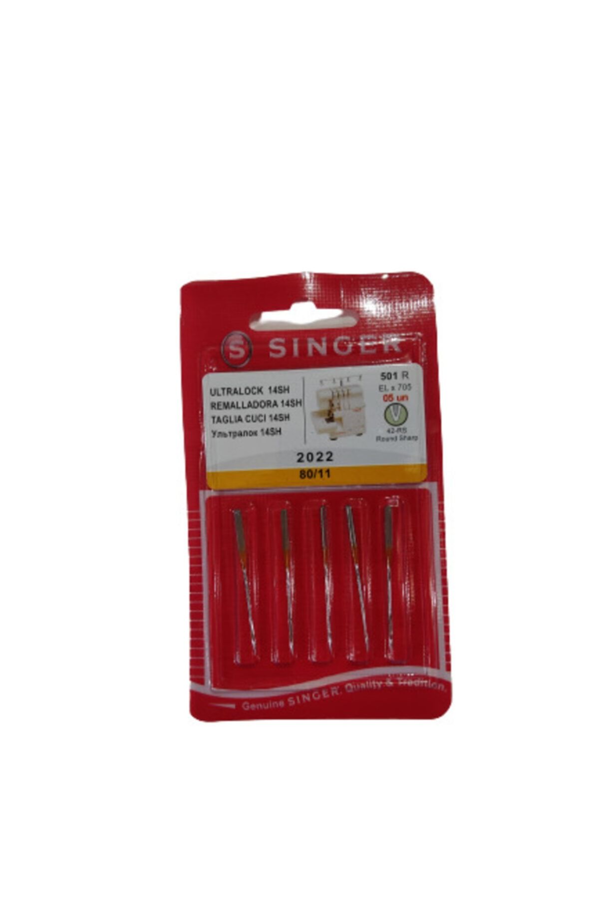 SİNGER Overlok Iğnesi 2022 80/11