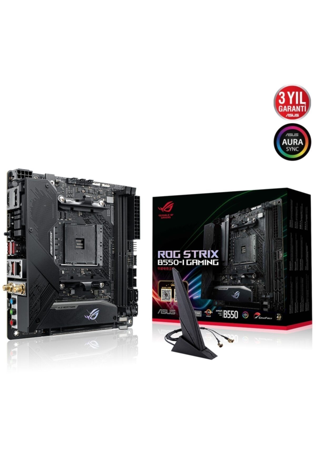 ASUS Rog Strıx B550-ı Gamıng Ddr4 5100mhz Matx Am4