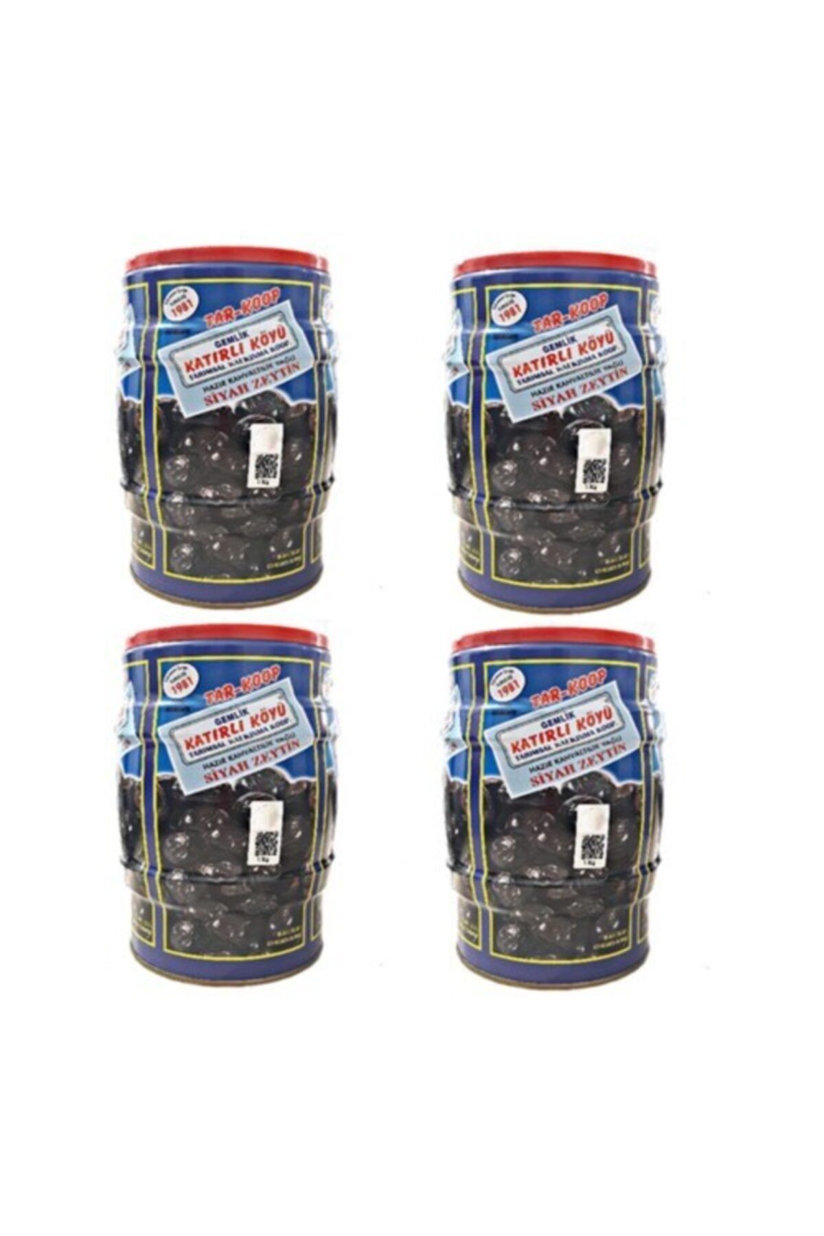 Katırlı Zeytin Katırlı Köyü Hazır Kahvaltılık Siyah Zeytin 1 kg 4 Adet
