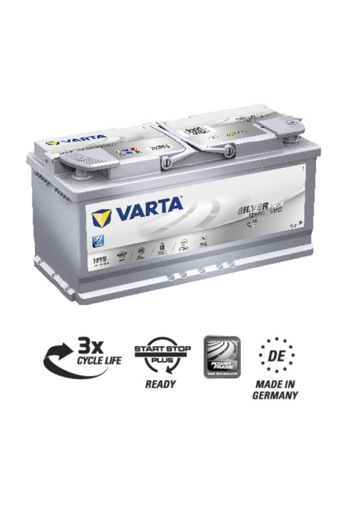 Varta 12 V 105 Ah H15 Agm Start Stop Aküsü