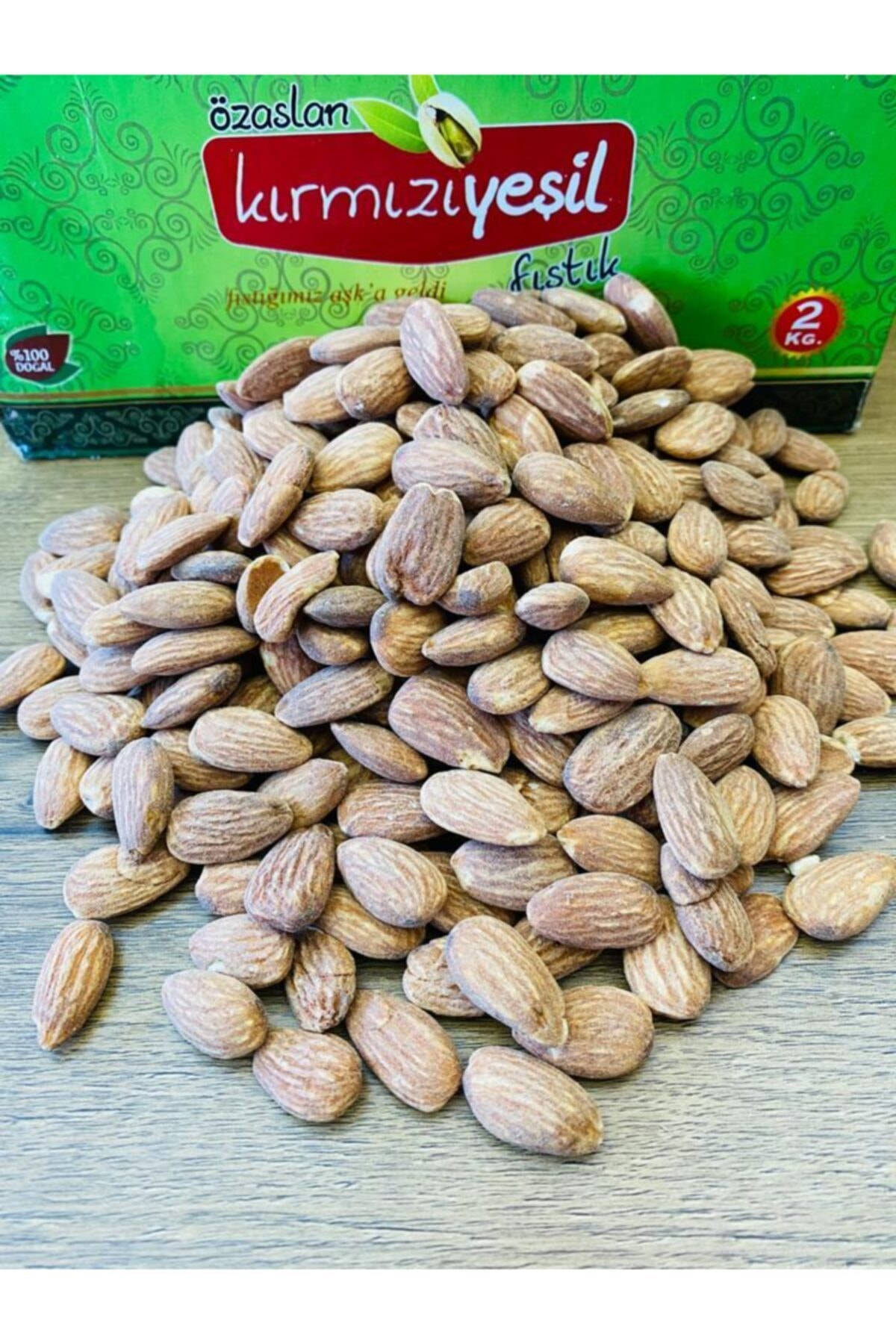 KIRMIZI YEŞİL FISTIK Badem Içi (tuzlu Kavrulmuş ) 1 Kg