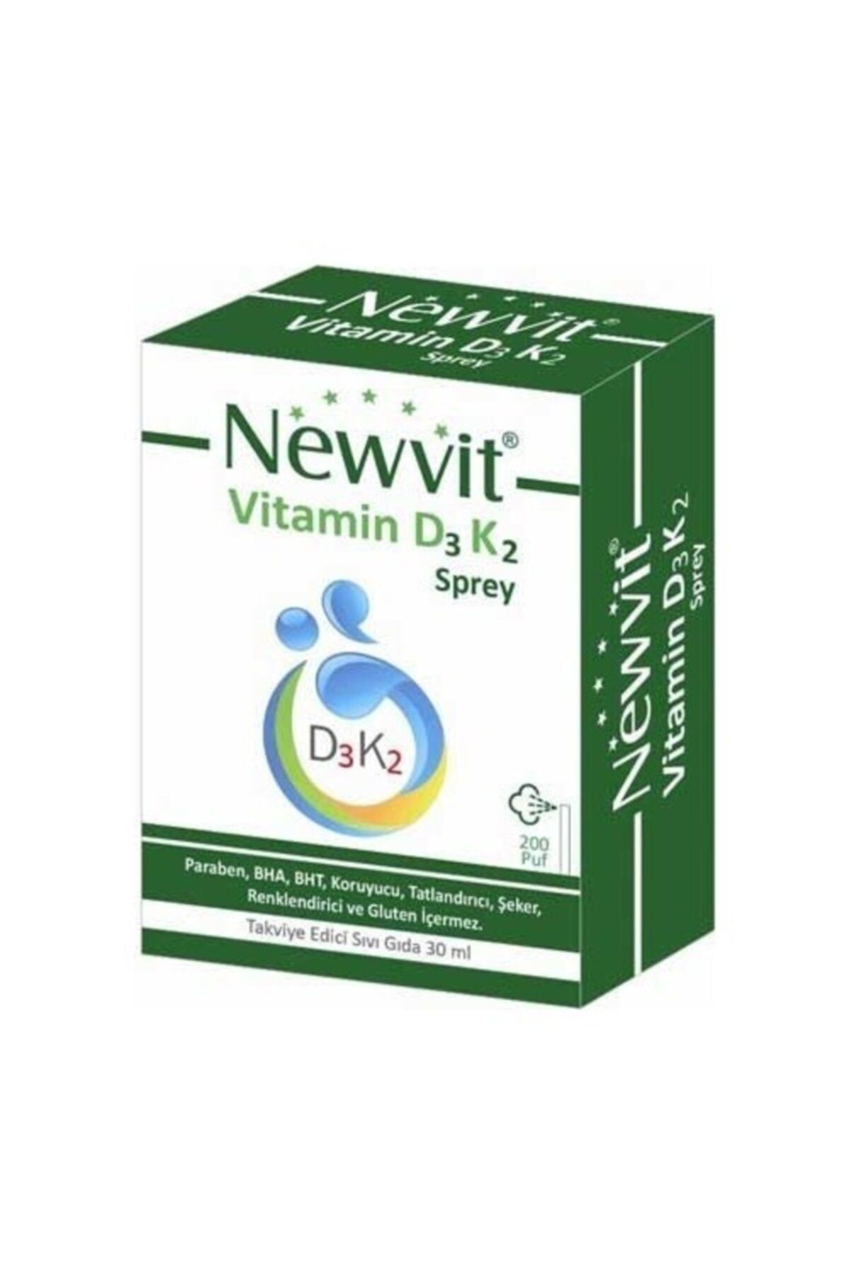 Newvit Vitamin D3 K2 Sprey 30 Ml
