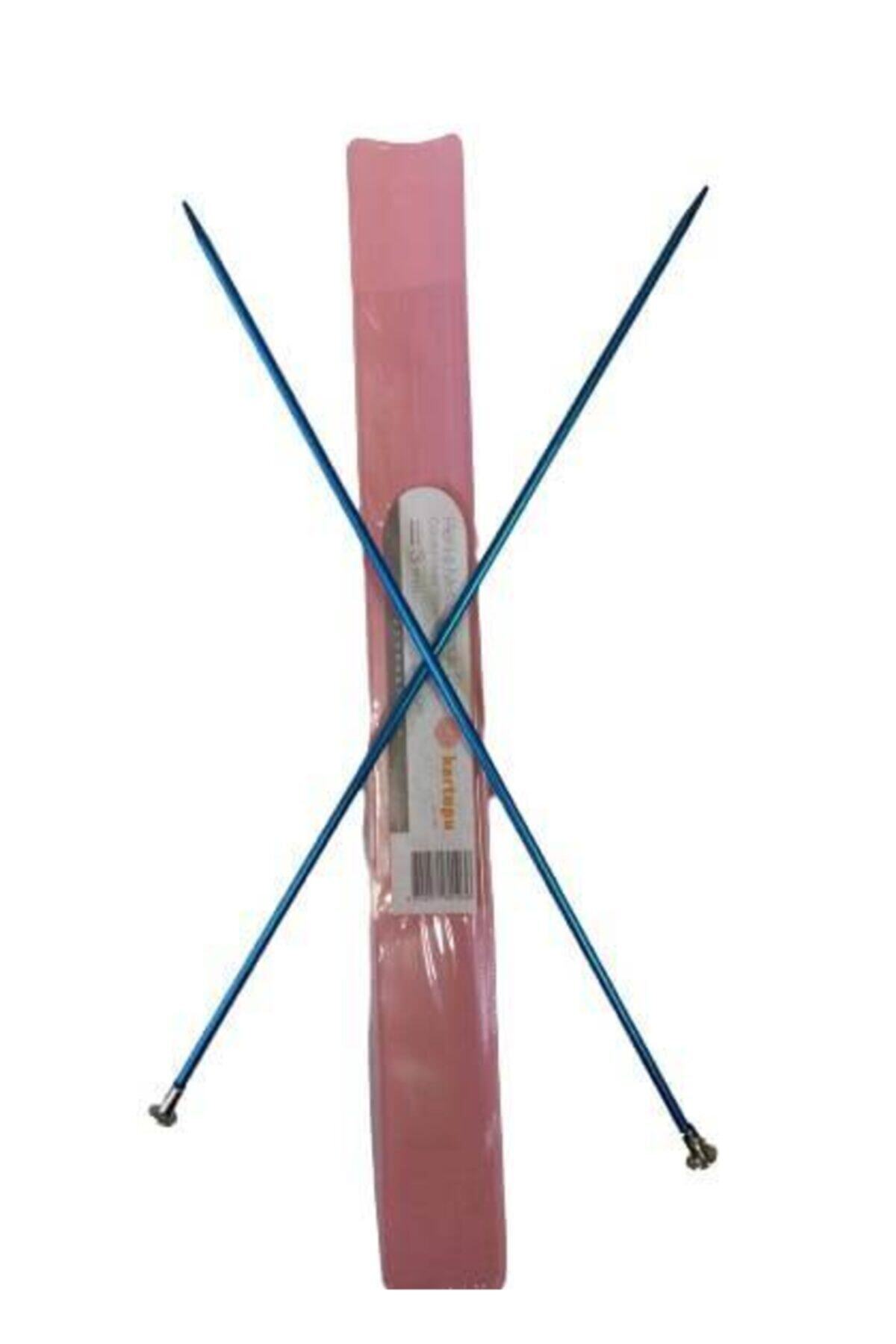 Kartopu Şiş Renkli Metal Çocuk Şişi No 3 Mm 25 Cm Boy