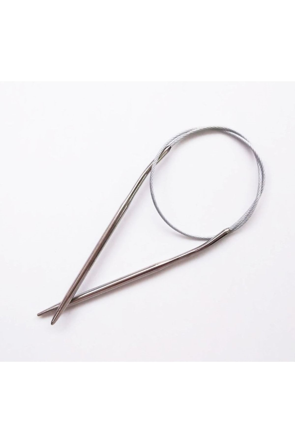 Masal Örgü Evi Sultan/yabalı Çelik Telli Misinalı 40 Cm No:3.50 Mm Örgü Şişi