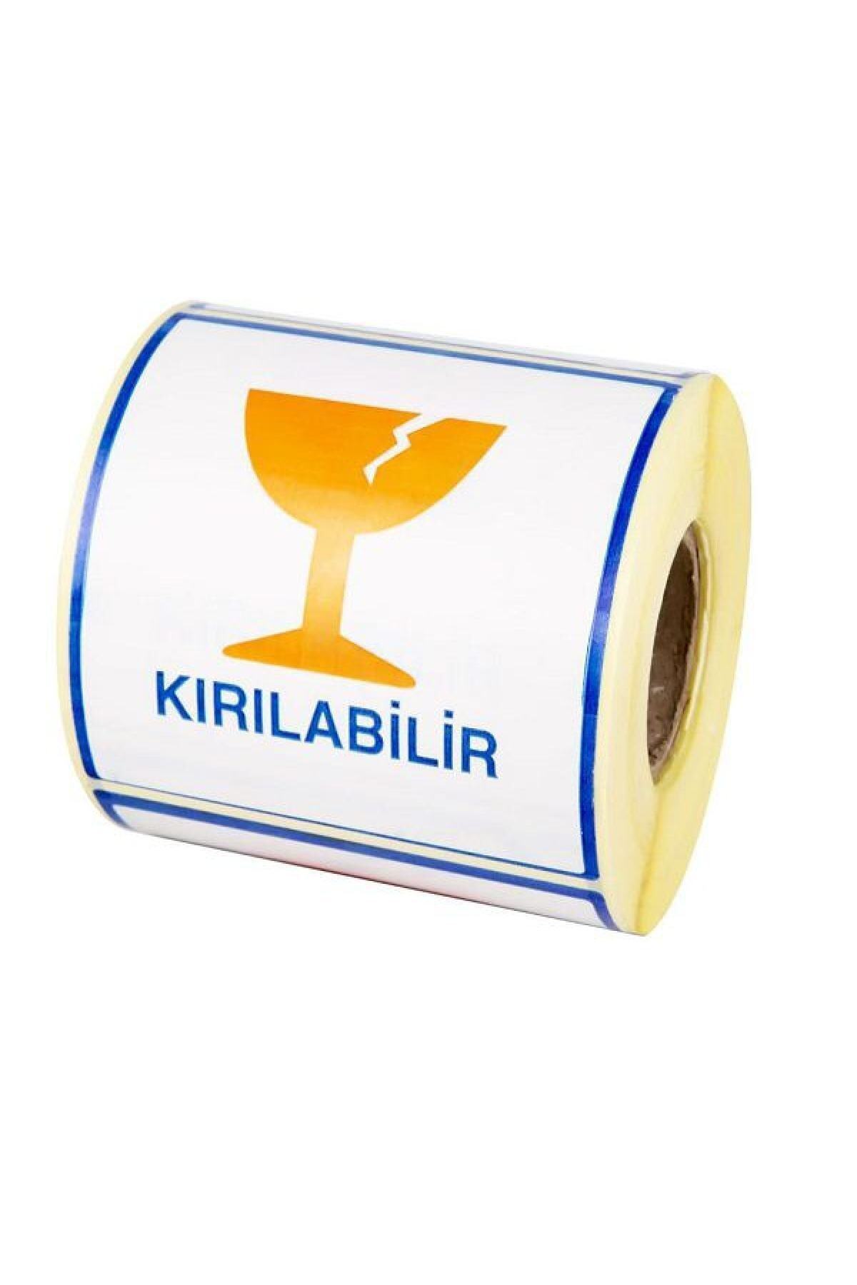 E DERİN AMBALAJ 8 Adet Kırılabilir Ibareli Etiket 135x100 250 Sarım