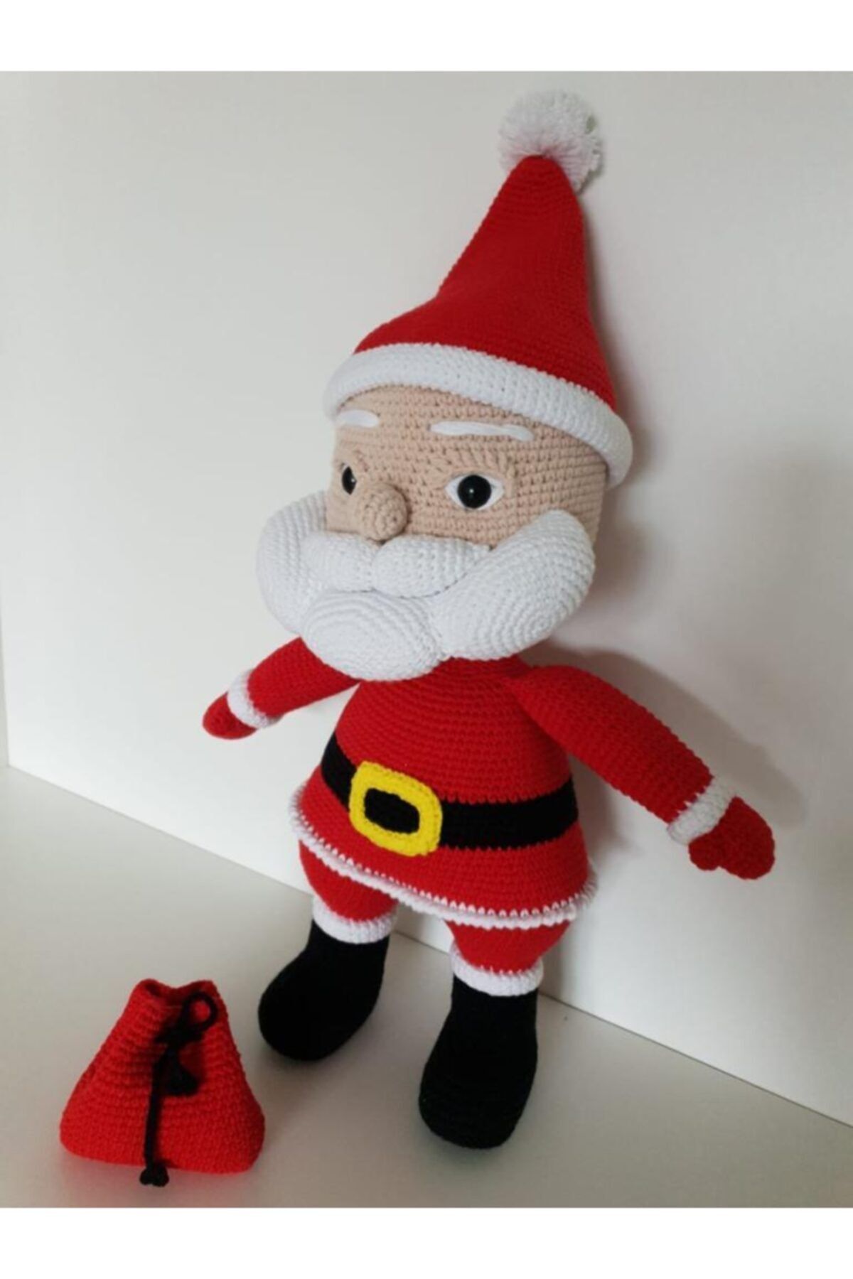 LAURELS Organik El Örmesi Noel Baba Amigurumi