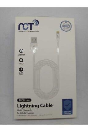2.0 Amper Iphone Lightning Şarj Ve Data Kablosu 100 Cm Image 0