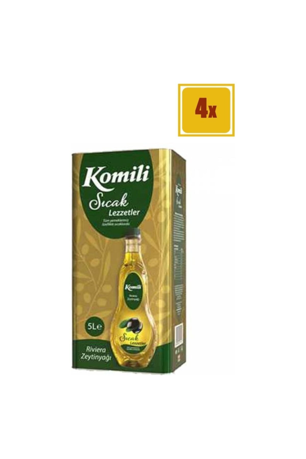 Komili Riviera Zeytinyagi 5 Lt X 4 Adet