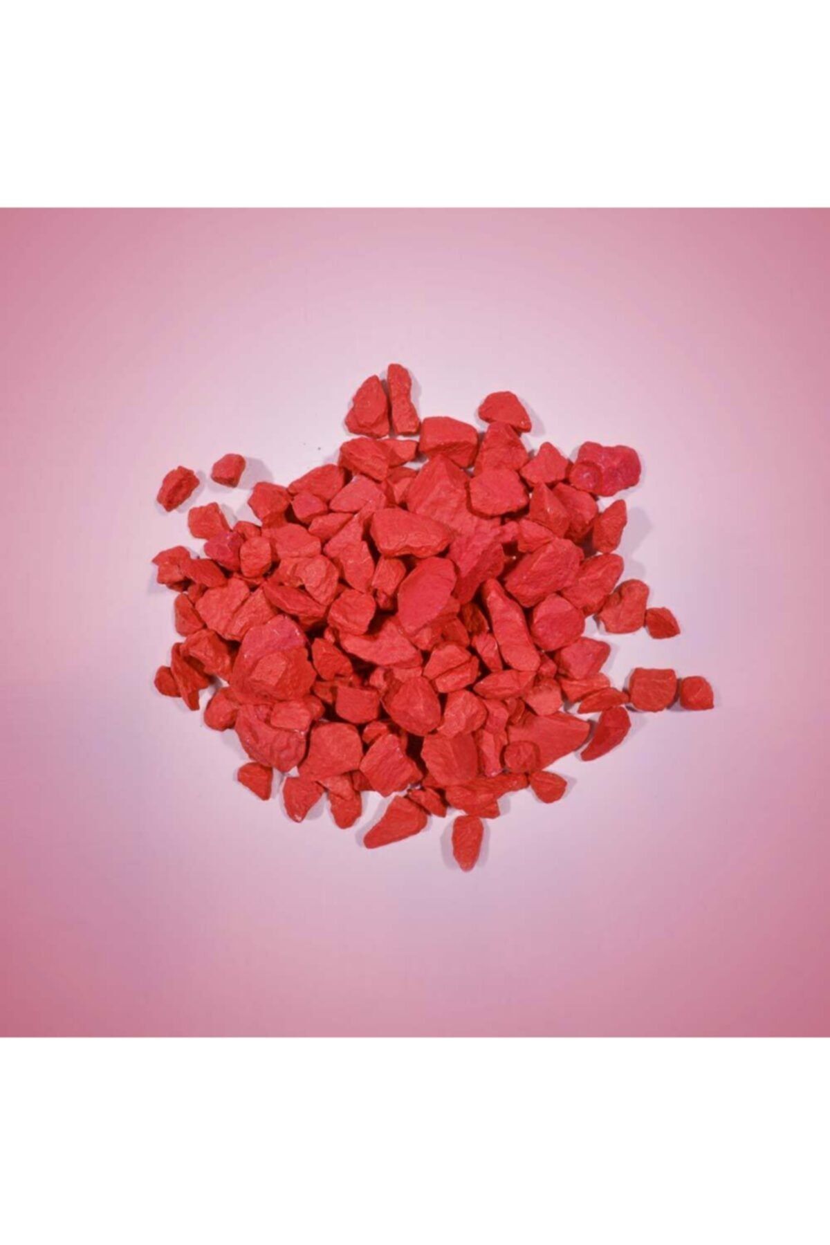 Aker Hediyelik Bordo Dekoratif Teraryum Taşı 1kg Renkli Saksı Akvaryum Çakıl Taşı El Işi Süsleme Malzemeleri