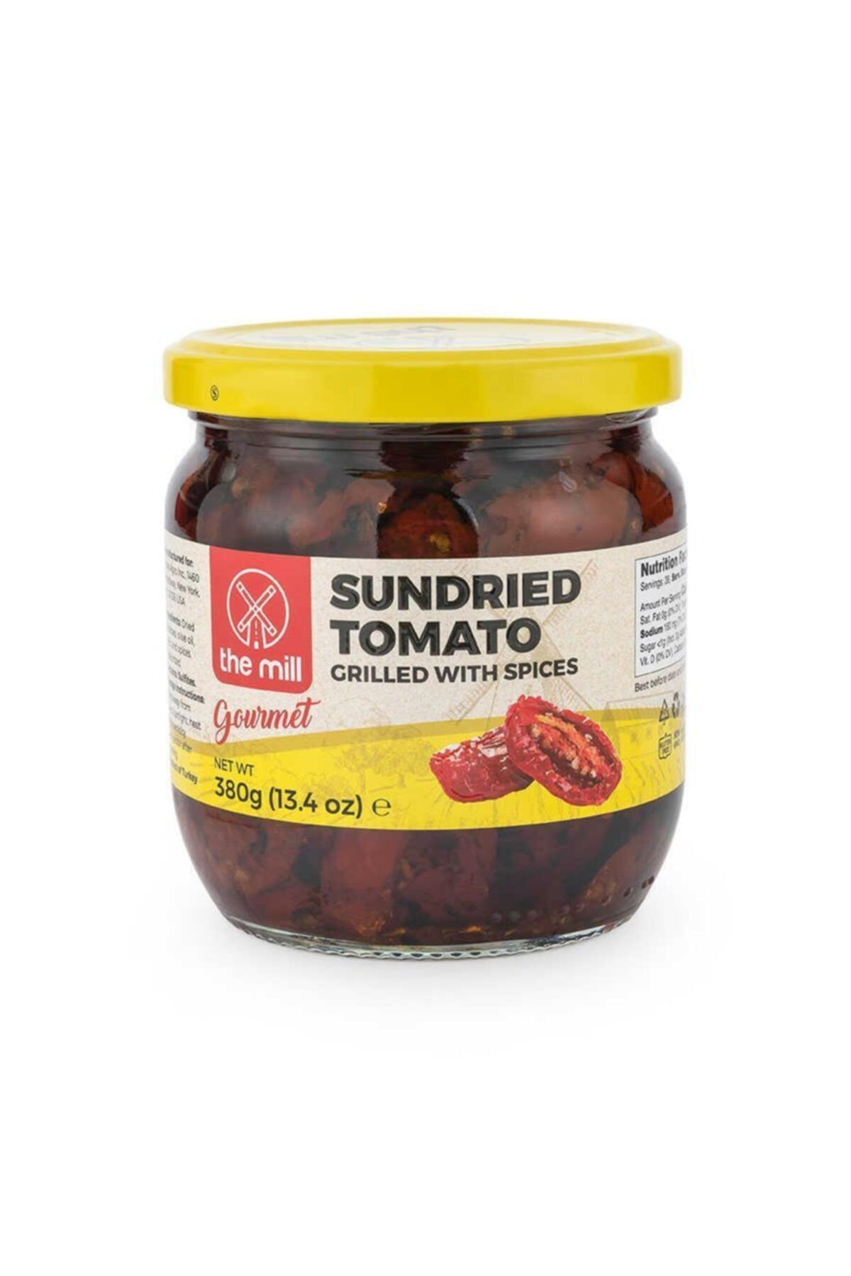 The Mill The Mıll Gurme Serisi Izgara Kurutulmuş Domates Cam Kavanoz 380gr