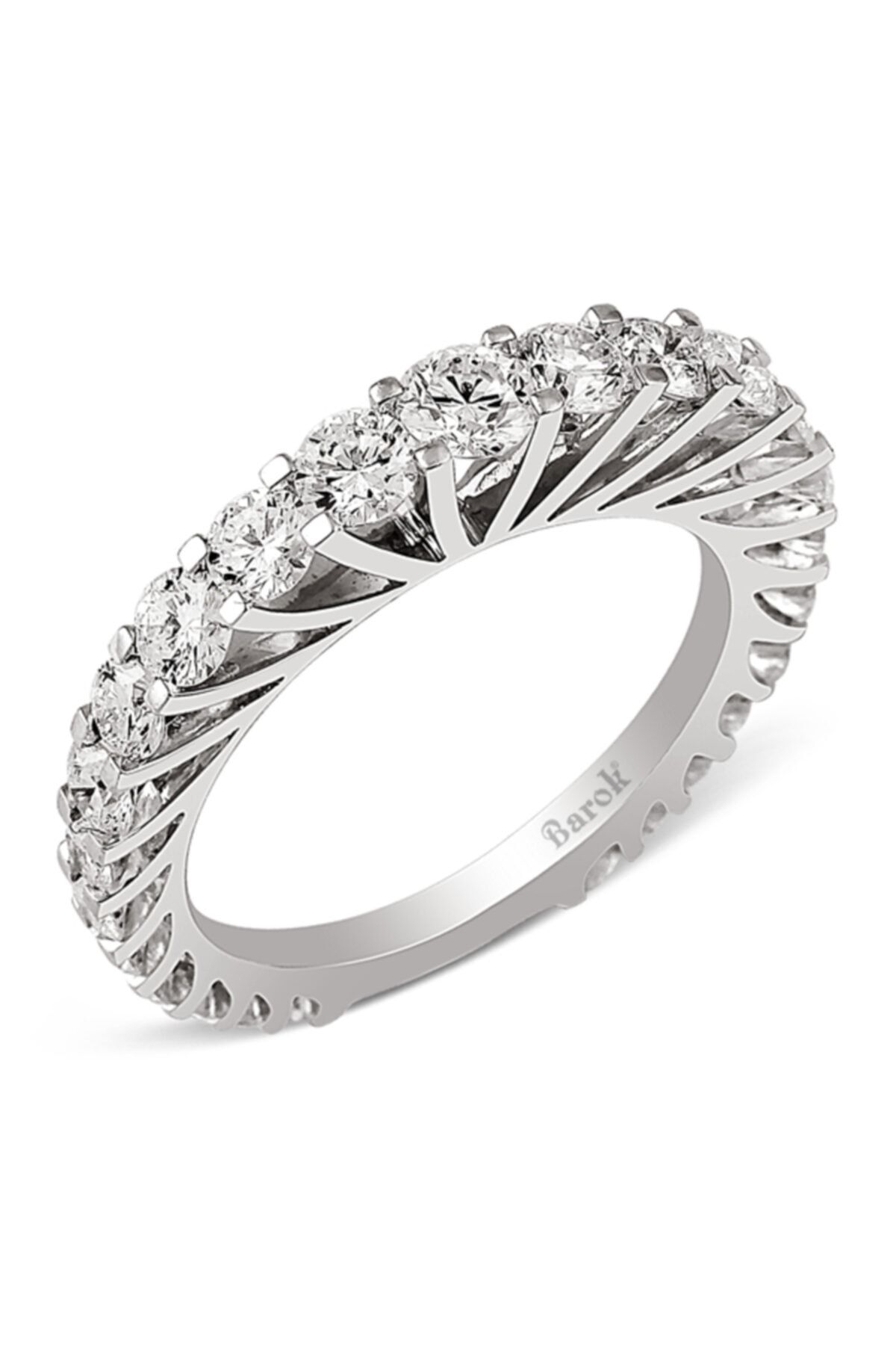 Barok Diamond Pırlanta Benan Tamtur Yüzük 2.01ct 18 Ayar
