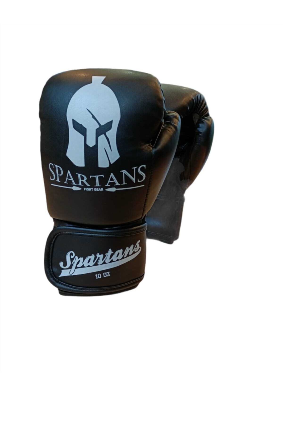Spartans Black Pu Boks Eldiveni