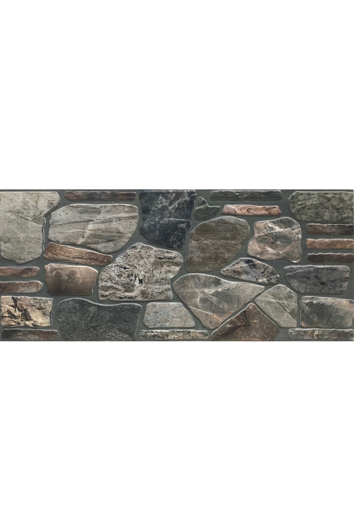 THERMOSİDİNG Kayrak Taşı Uv Baskılı Strafor Köpük Duvar Kaplama Paneli 10 Adet (50X120X3CM)(KY006)