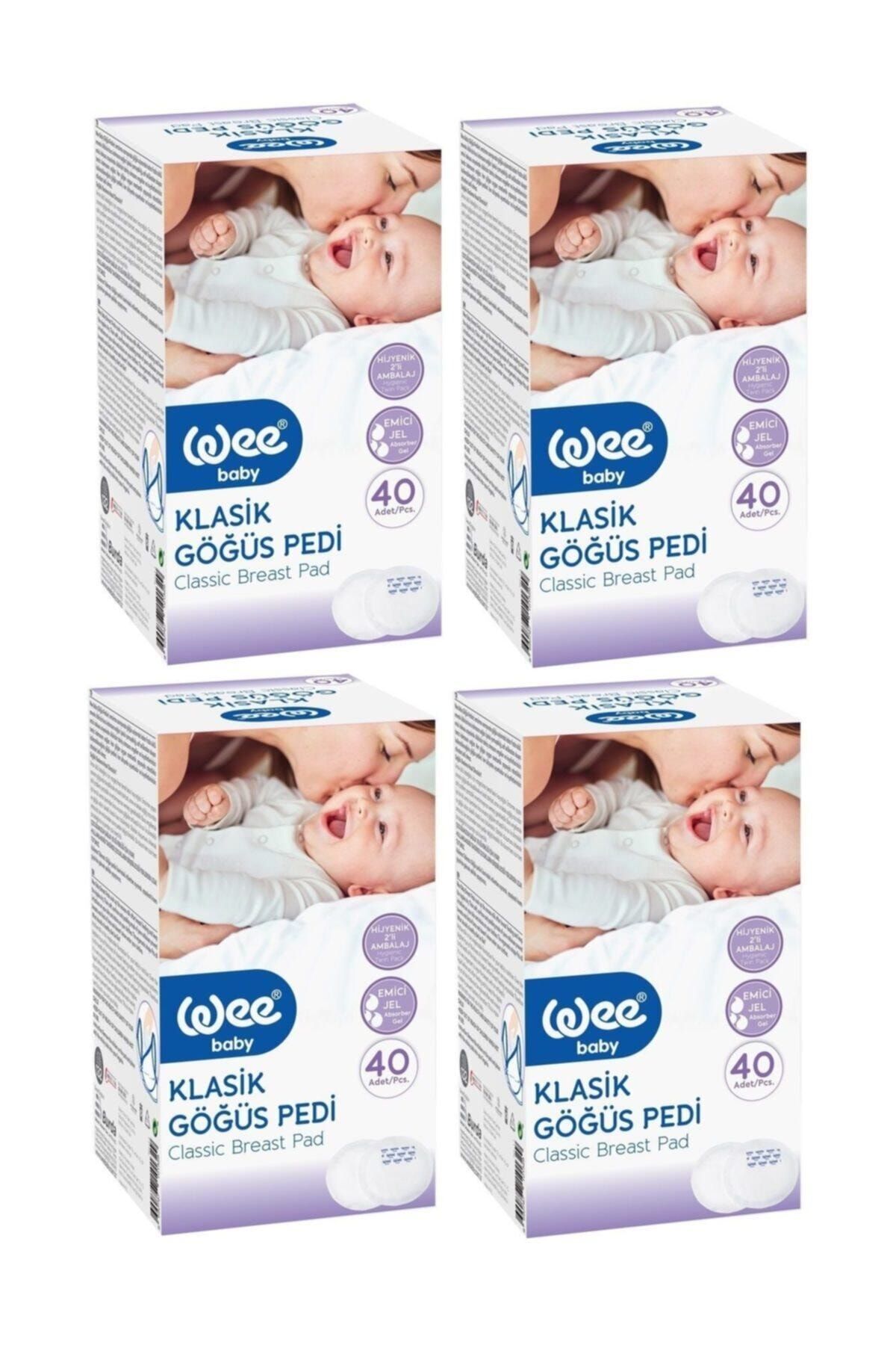 Wee Baby Tek Kullanımlık Jelli Göğüs Pedi 40x4paket