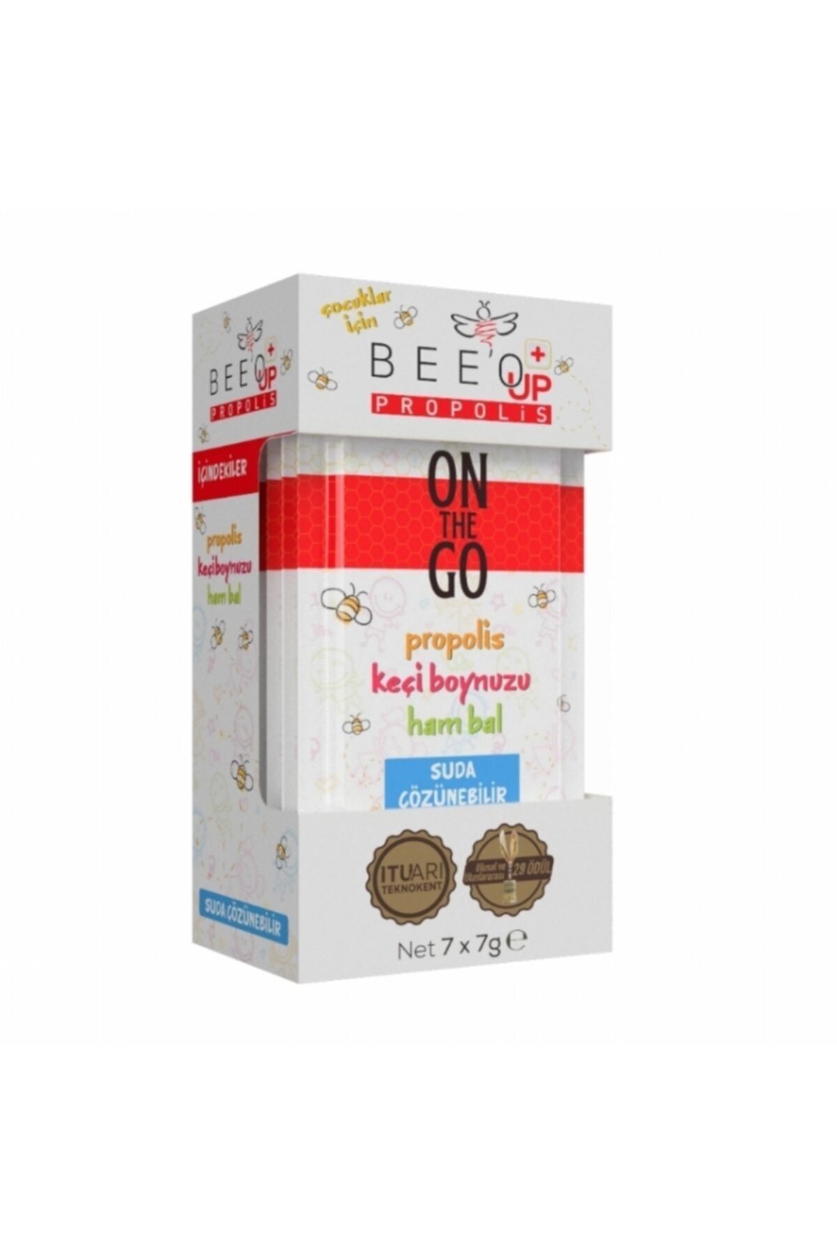 Beeo propolis Bee’o Up On The Go Propolis Keçiboynuzu Ham Bal