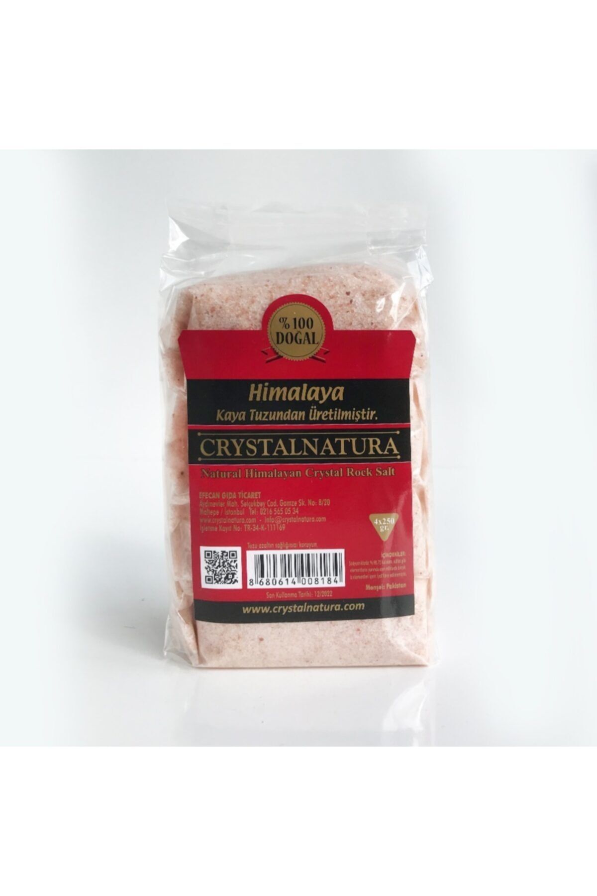 CRYSTALNATURA Doğal Himalaya Kaya Tuzu Öğütülmüş Pembe 1 Kg