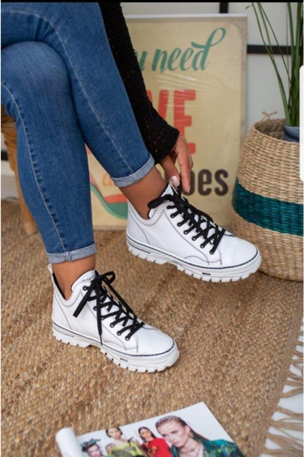 Odal Shoes Kadın Beyaz Daisi Bot