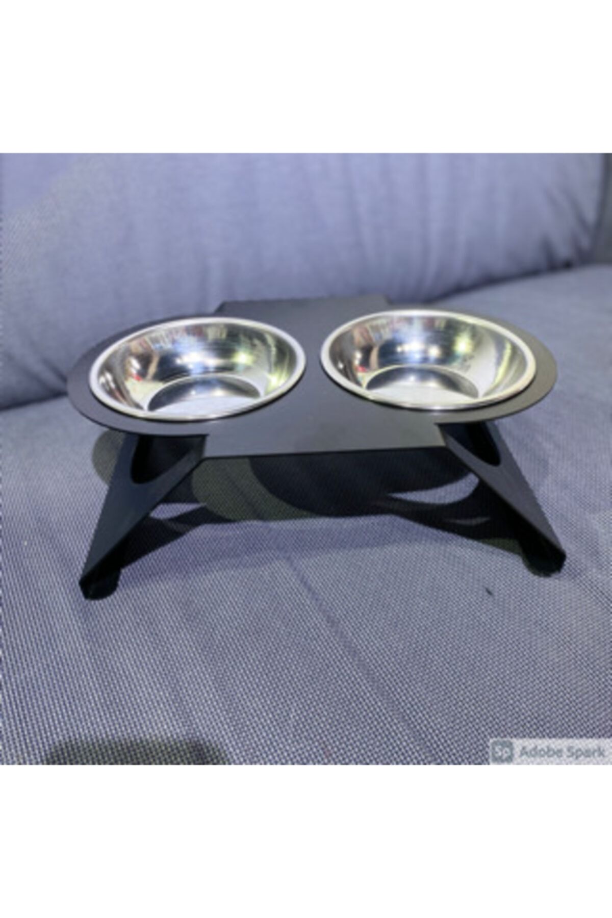 MAMMA MİA PET Mamma Mia Metal Standlı Paslanmaz Mama Seti Vet-02