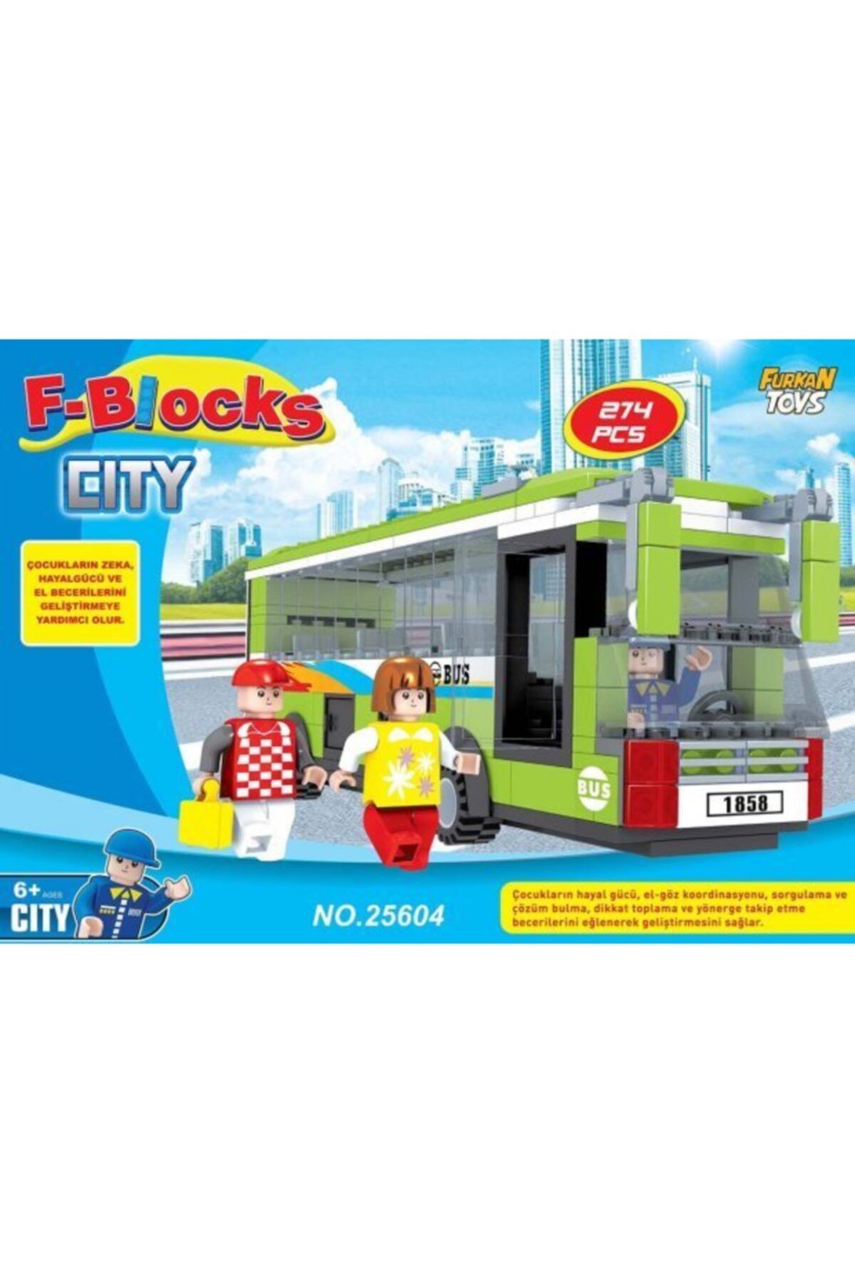 Furkan Toys F-blocks City Seri 274 Parça