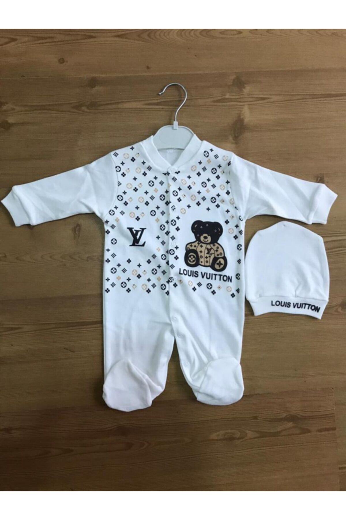 Imran Louis Vuitton Baskili Bebek Takimi 2 Li Set Fiyati Yorumlari Trendyol