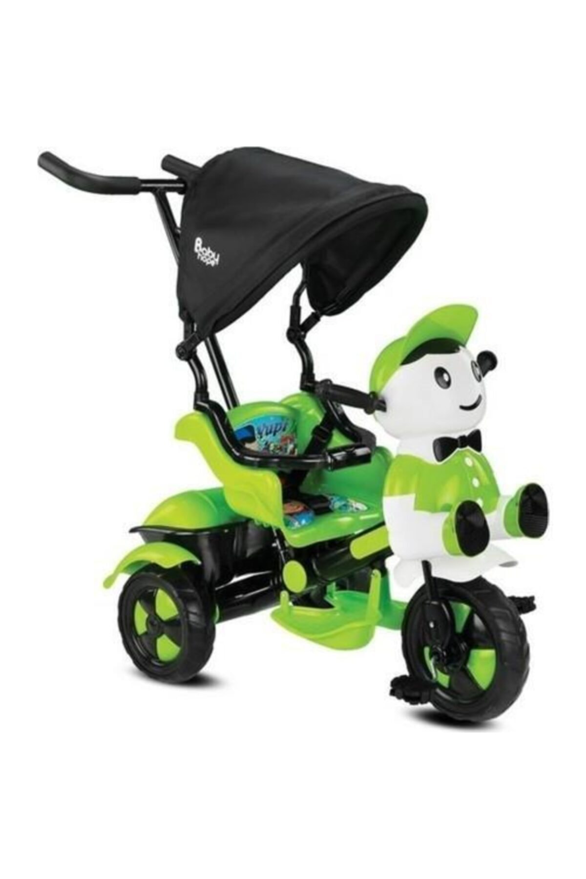 BabyHope Yupı Ücteker Trıycle Yeşil Bisiklet