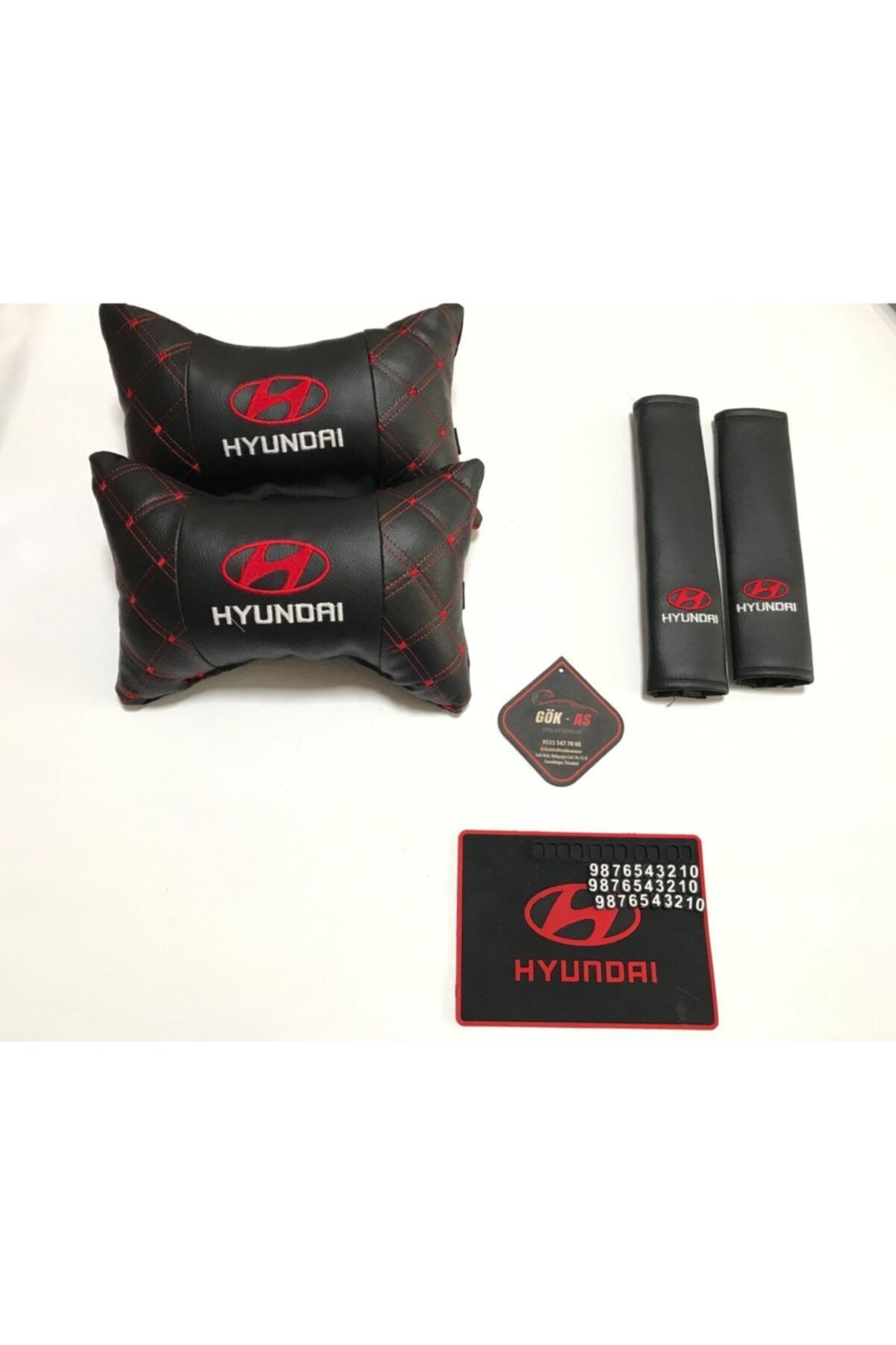 GKS Hyundai Accent Era Deri Yastık Kemer Kaydırmaz Ped