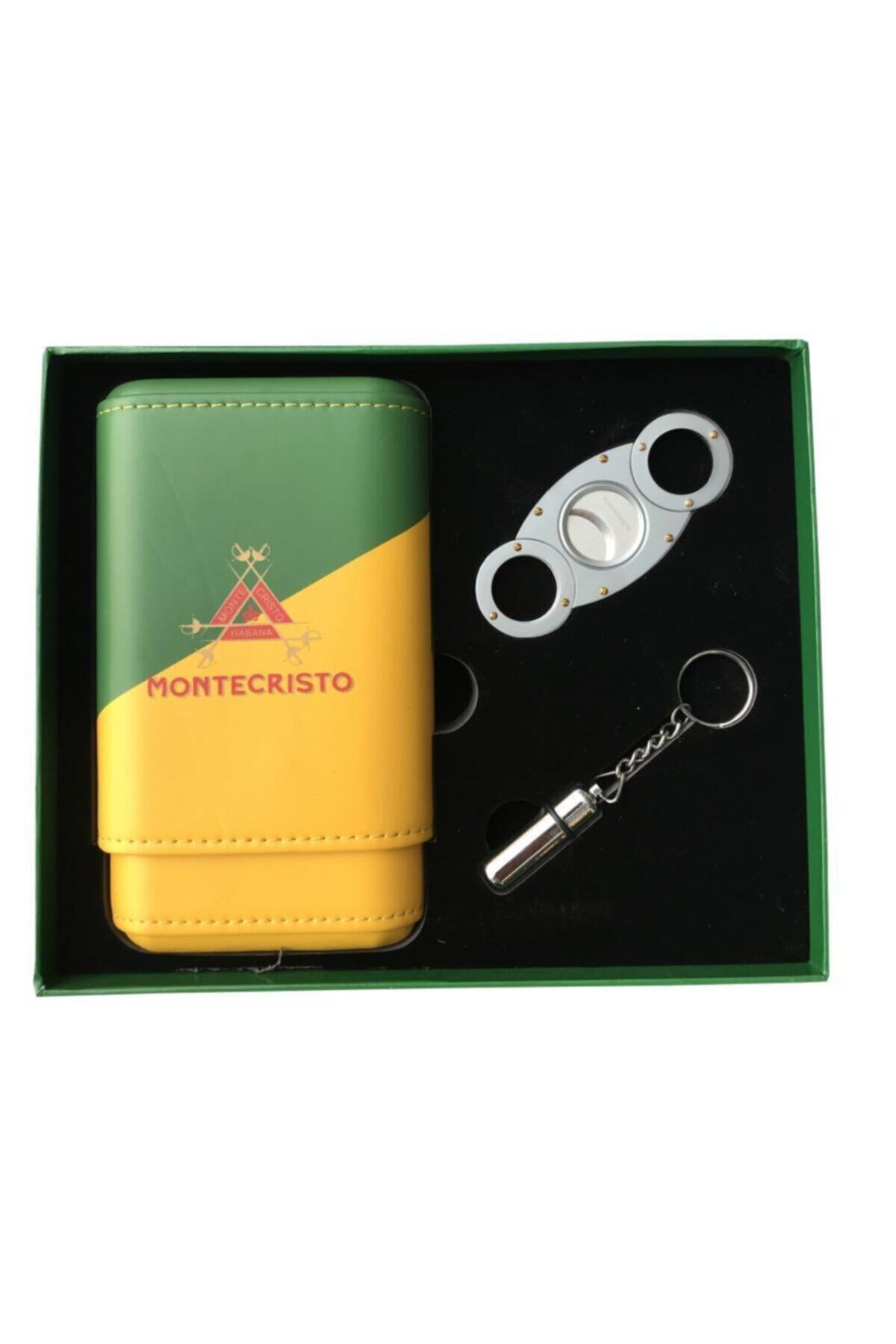 COHİBA Monte Cristo Kesici Punch Kılıf Seti