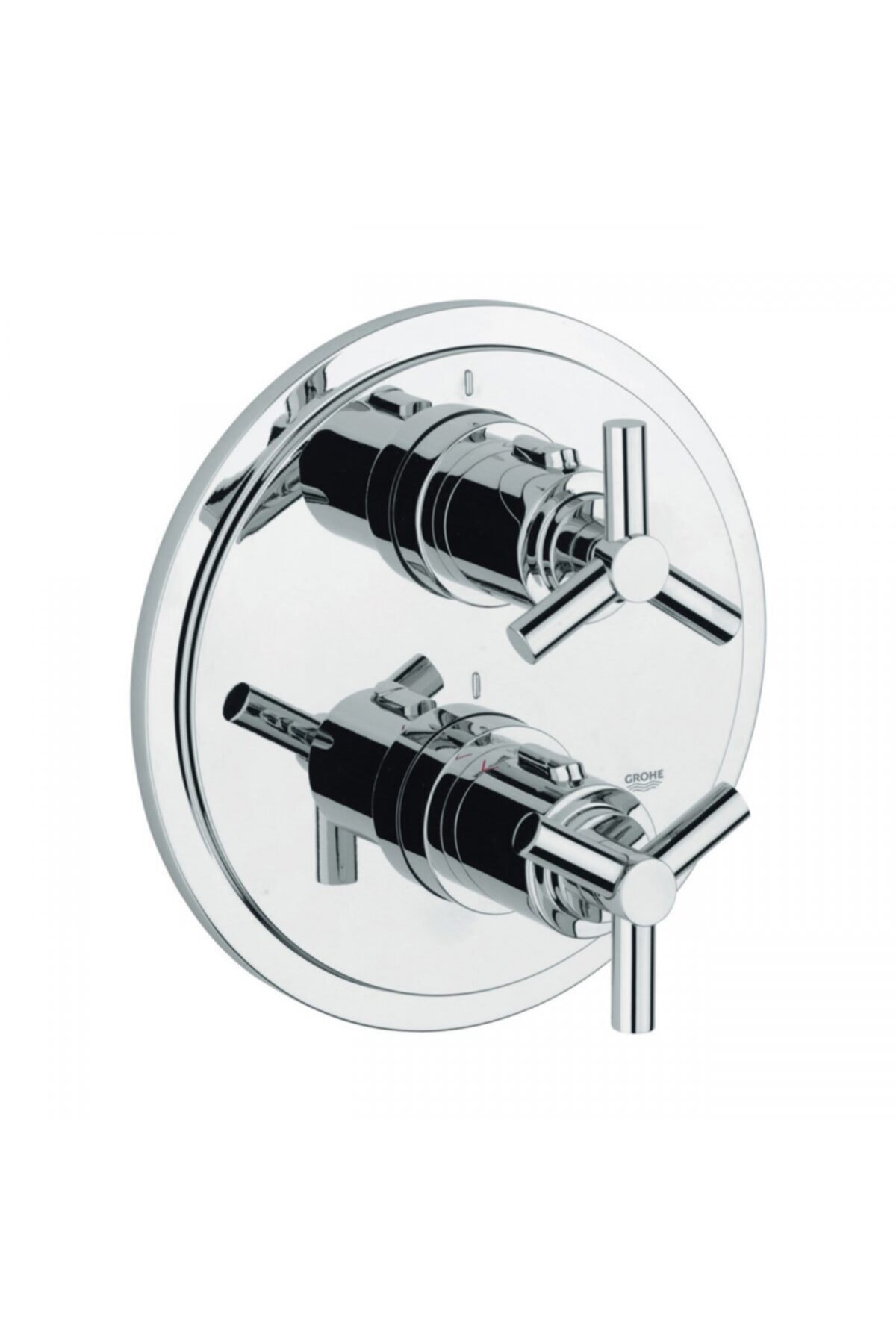 Grohe Atrio Upsilon Ankastre Termostatik Banyo Duş Çeşmesi Çevirmeli Krom