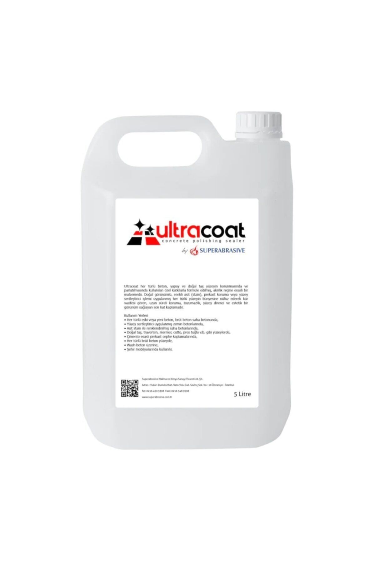 Ultracoat Beton Ve Mermer Parlatma Cilası 5 lt
