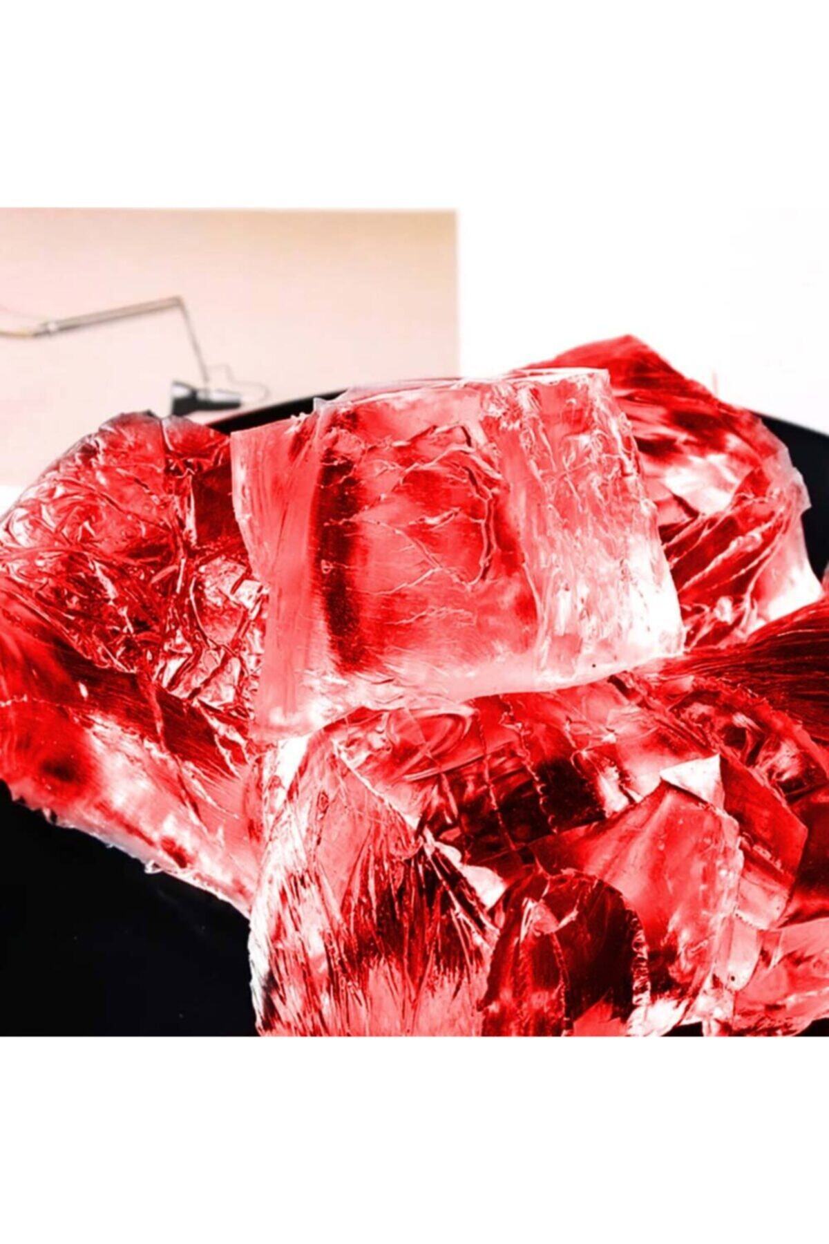 Aker Hediyelik Kırmızı Jel Mum 5kg Şeffaf Kırmızı Jel Mumlar Jel Kavanoz Mum Uygun El Işi Parti