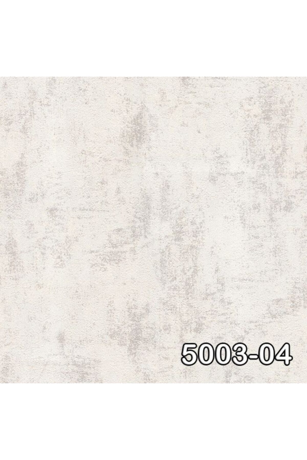 Decomanya Decowall Retro Beyaz Renk Çizgi Desenli Duvar Kağıdı 5003-04