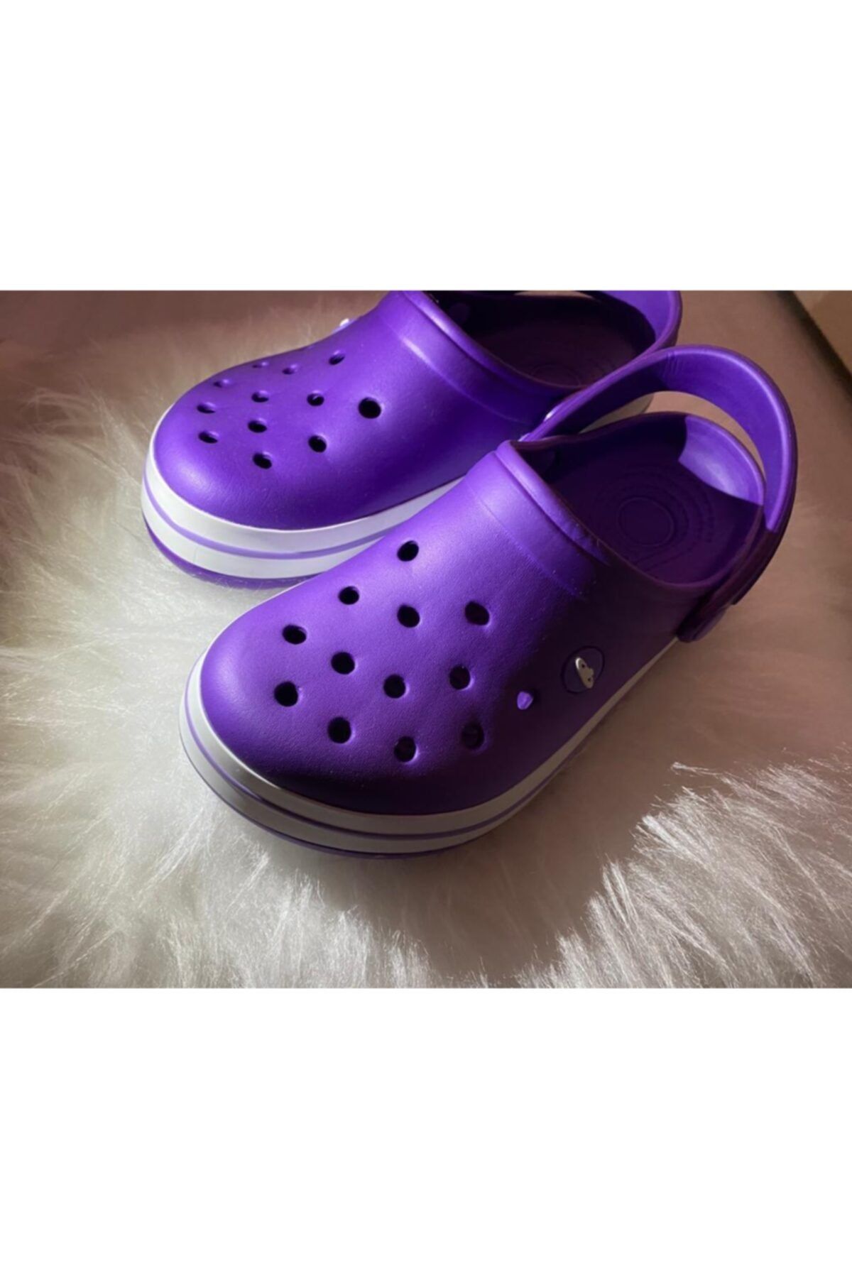 Dark sales purple crocs
