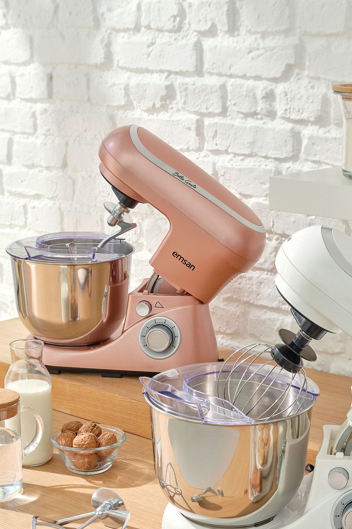 emsan bella gusto golden pink stand mikser 1300w mutfak sefi fiyati yorumlari trendyol