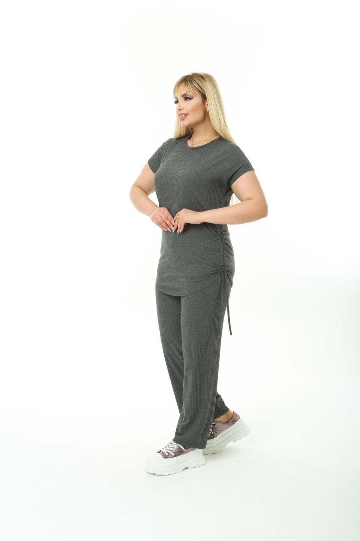 Plus size discount lounge tracksuit