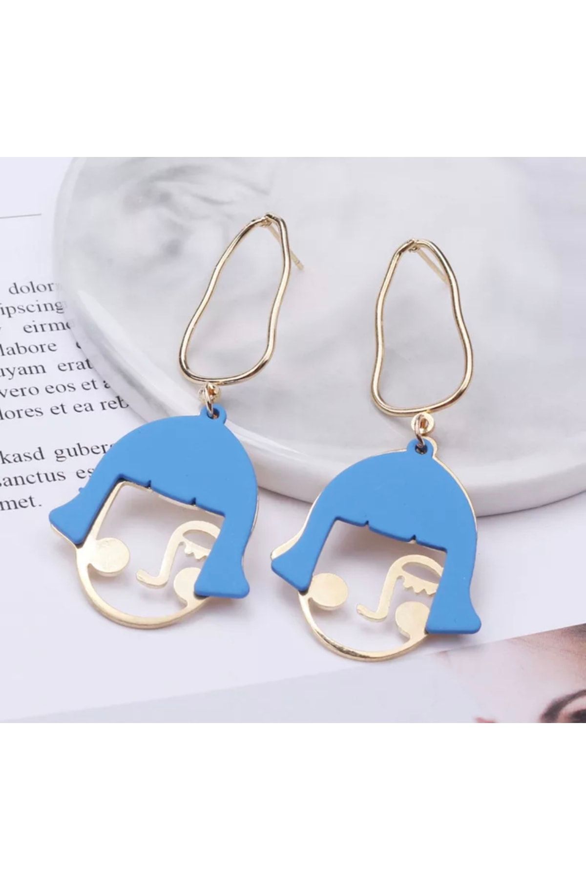 Earrings new arrivals with faces