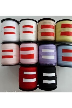 Bandana Lastiği/lastikli Biye-krem 4 Metre 1,5 Cm Image 0