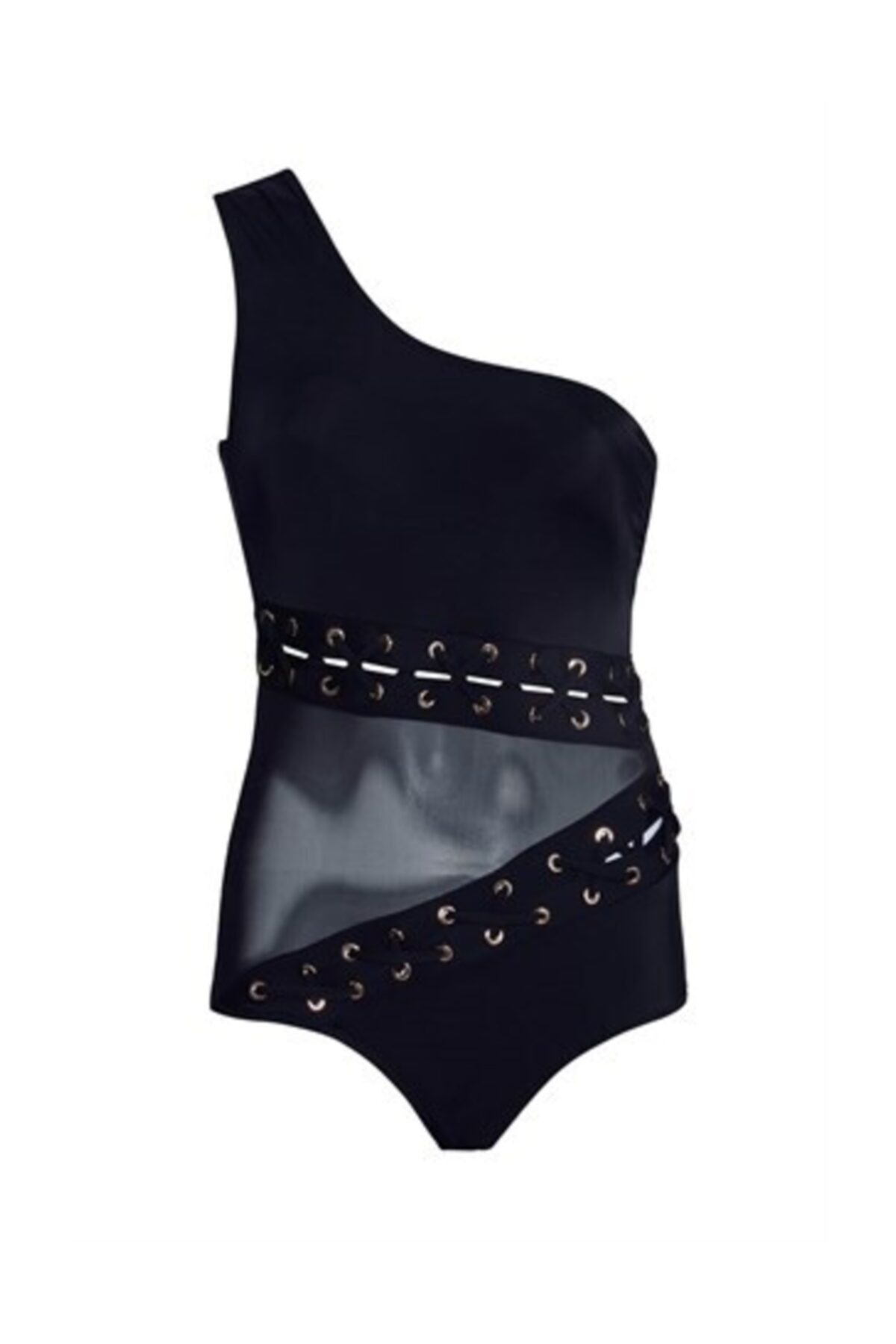 SAILOR swimwear Göbeği Tüllü Mayo