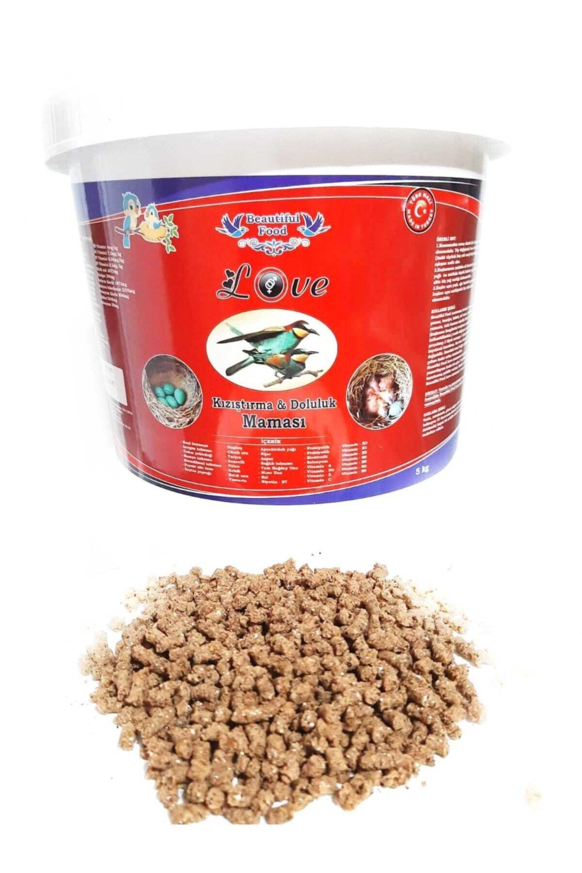 Beatiful Food Kızıştırma Ve Doluluk Pellet Mama 5 Kg